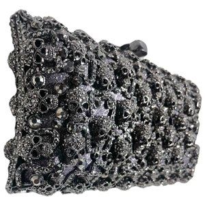 Skull Swarovski crystal purse